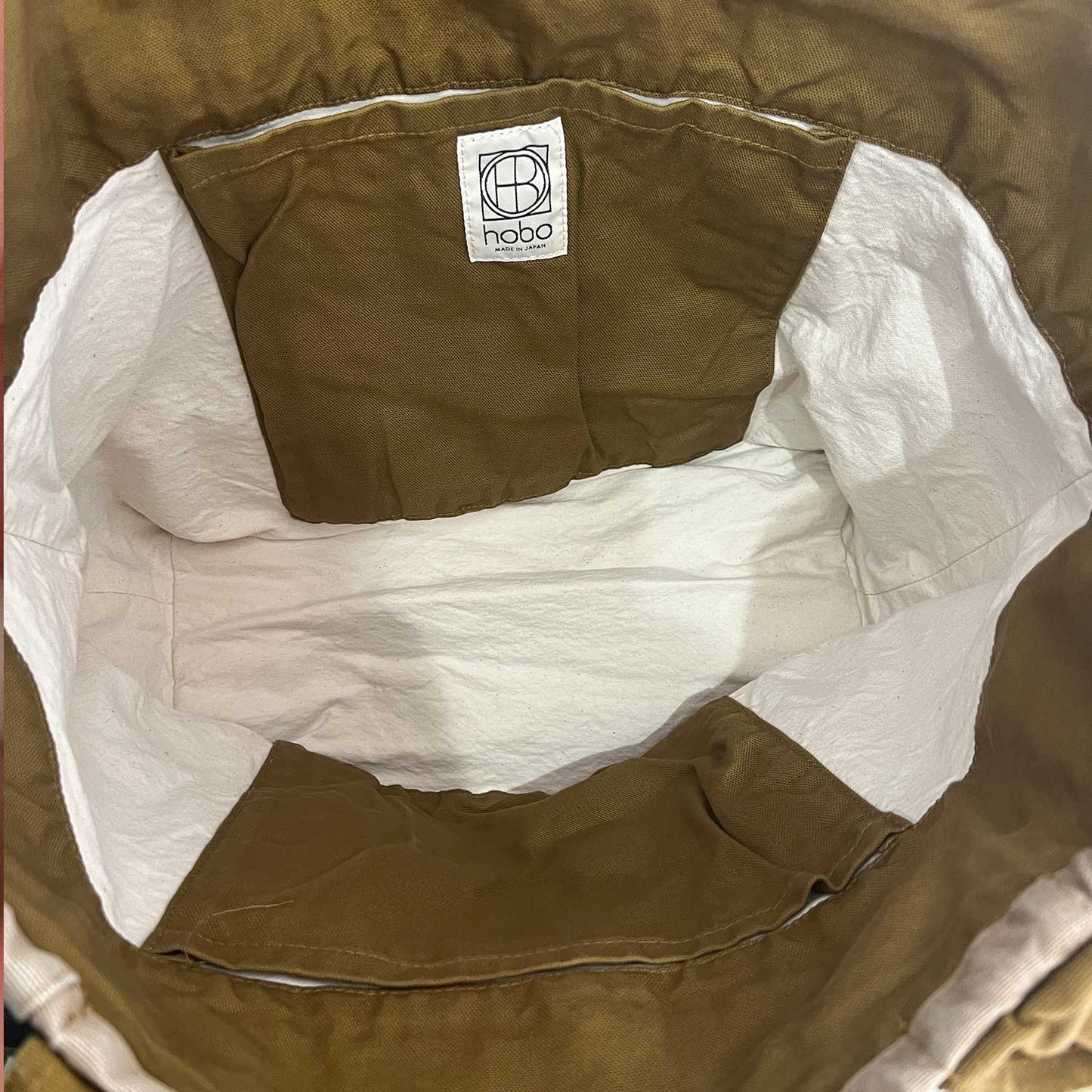 帆布パッチワーク(コーヒー染)バッグ (サンプル品の為セール中)