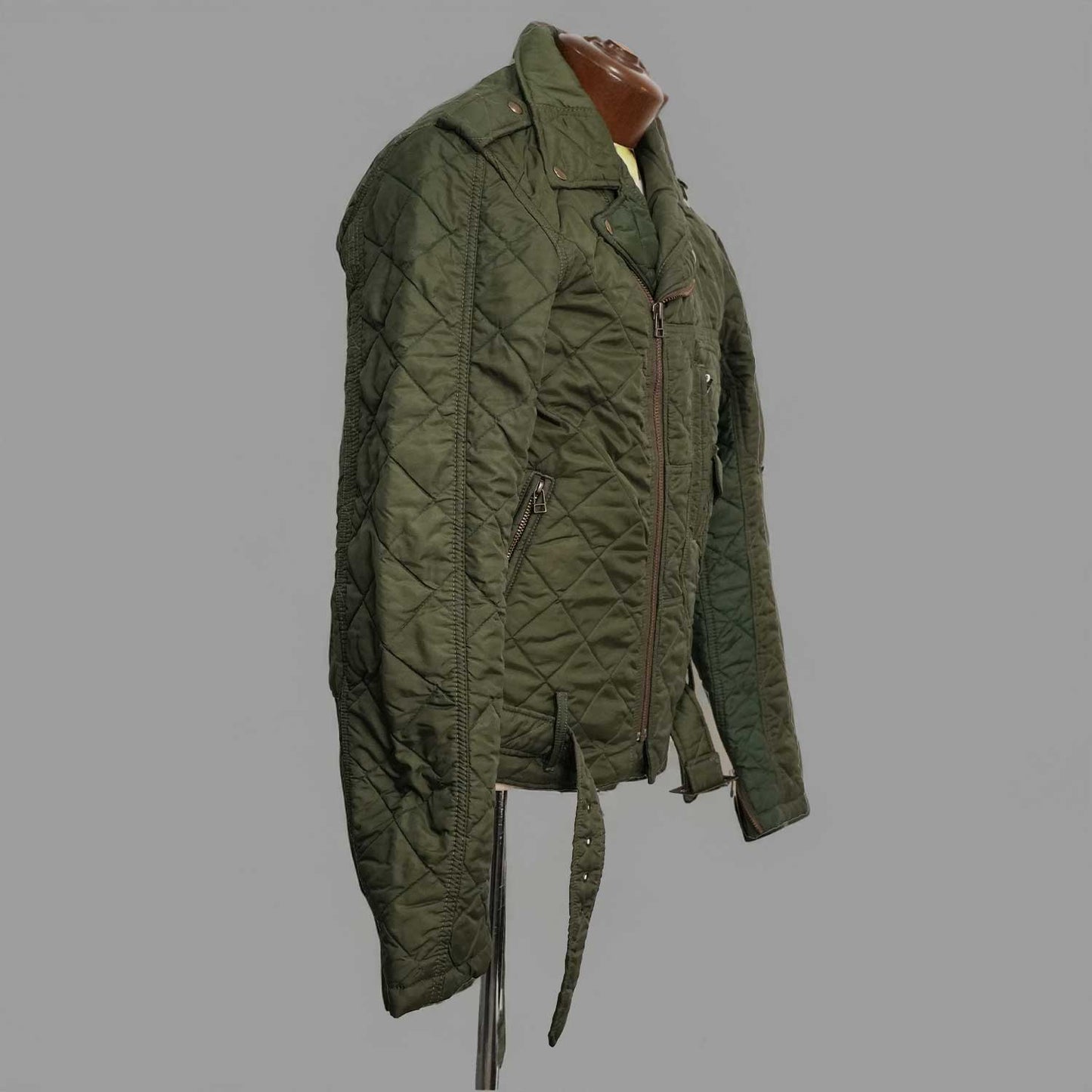 ビンテージ チェコ軍デットストックライナーパンツ生地 ライダースジャケット