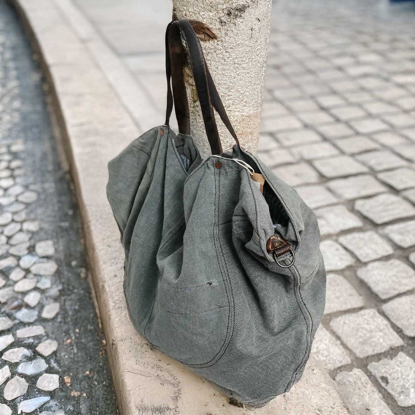 Swiss Army Soft Military Tote ビンテージ スイスミリタリージャケット生地使用