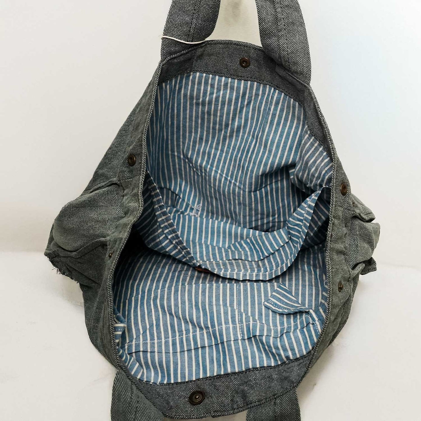 Swiss Military Denim Tote – ビンテージスイスミリタリーデニム リメイク トートバッグ