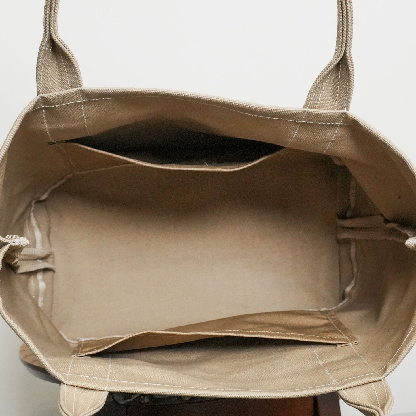 極厚4号帆布 ハンドメイド トートバッグ ベージュ|100年愛せるタフな極厚4号キャンバス