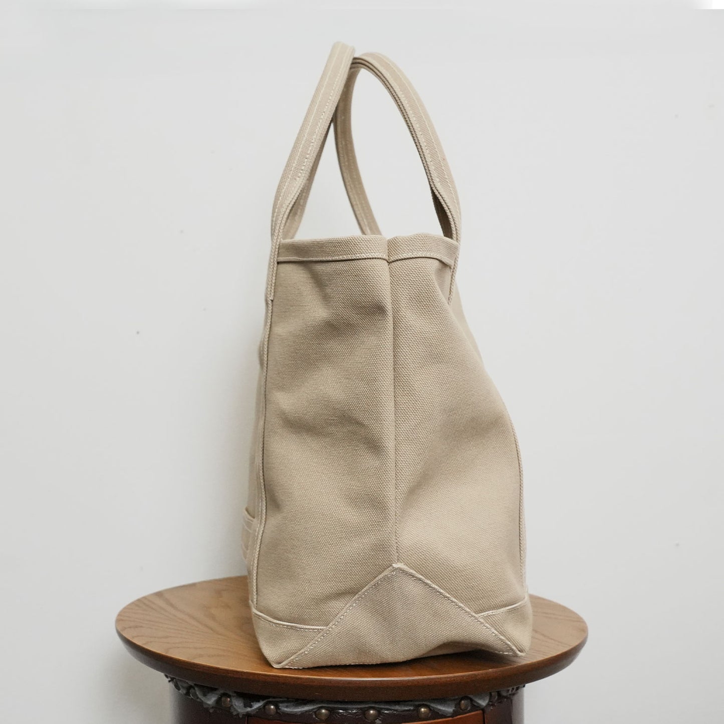 極厚4号帆布 ハンドメイド トートバッグ ベージュ|100年愛せるタフな極厚4号キャンバス