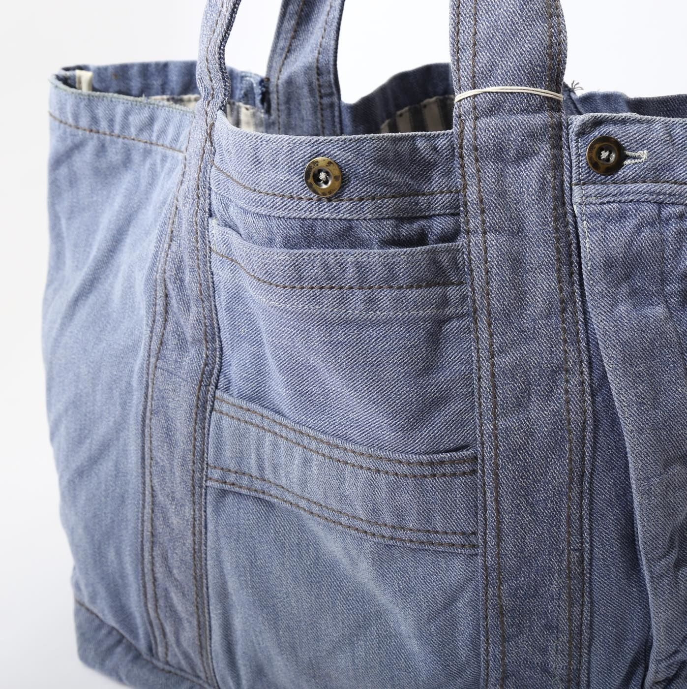 トートバッグ(TK-36SWJK)(1950年代アーミージャケットリメイク)|T.K GARMENT SUPPLY|リメイク・リサイクル・ナチュラルをメインコンセプトとして掲げたブランド