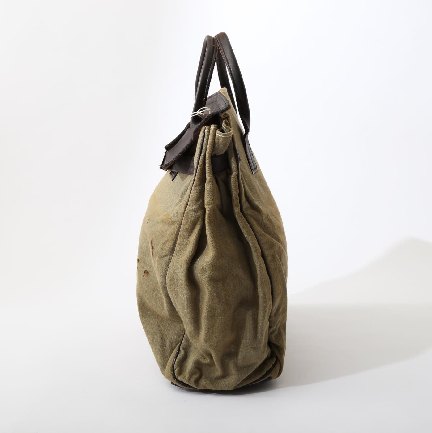 トラベルバッグ(TK-21LB-DF)(イタリア軍デットストックベッドカバーリメイク)ダメージ加工|T.K GARMENT SUPPLY|リメイク・リサイクル・ナチュラルをメインコンセプトとして掲げたブランド4