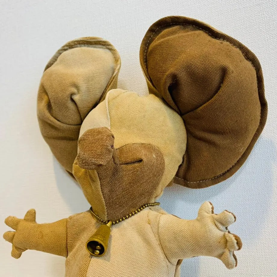 TK Duck Mouse(真鍮ペンダント)斜めから|T.K GARMENT SUPPLY|リメイク・リサイクル・ナチュラルをメインコンセプトとして掲げたブランド