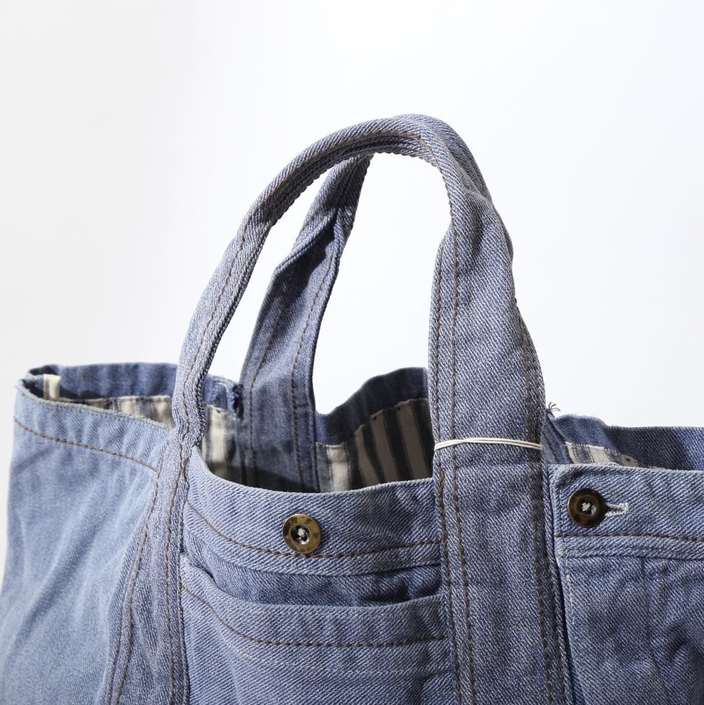 トートバッグ(TK-36SWJK)(1950年代アーミージャケットリメイク)|T.K GARMENT SUPPLY|リメイク・リサイクル・ナチュラルをメインコンセプトとして掲げたブランド3
