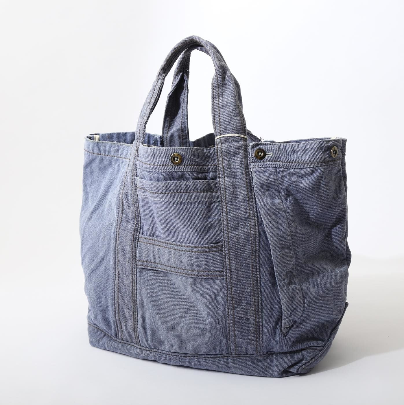 トートバッグ(TK-36SWJK)(1950年代アーミージャケットリメイク)|T.K GARMENT SUPPLY|リメイク・リサイクル・ナチュラルをメインコンセプトとして掲げたブランド4