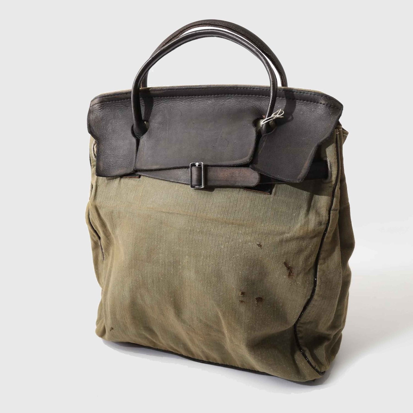 トラベルバッグ(TK-21LB-DF)(イタリア軍デットストックベッドカバーリメイク)ダメージ加工|T.K GARMENT SUPPLY|リメイク・リサイクル・ナチュラルをメインコンセプトとして掲げたブランド