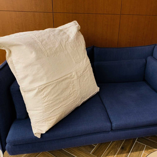 商品管理 TK-Boro クッション(Canvas)(日本製帆布生地パッチワーククッションBOROスタイル)90cm角|T.K GARMENT SUPPLY|リメイク・リサイクル・ナチュラルをメインコンセプトとして掲げたブランド ソファイメージ