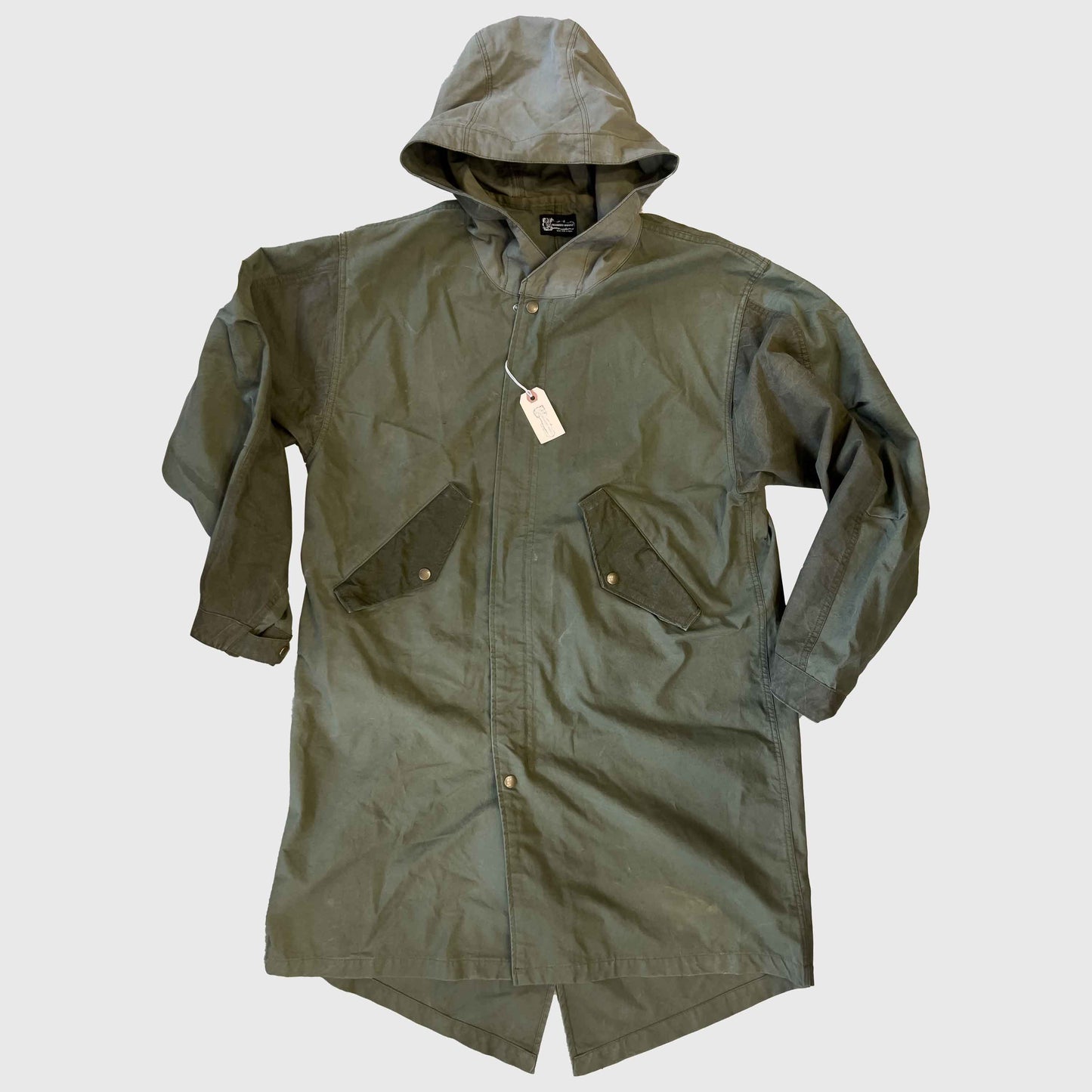M51 フード付ロングコート(US ARMYヴィンテージクロスリメイク)T.K GARMENT SUPPLY|リメイク・リサイクル・ナチュラルをメインコンセプトとして掲げたブランド