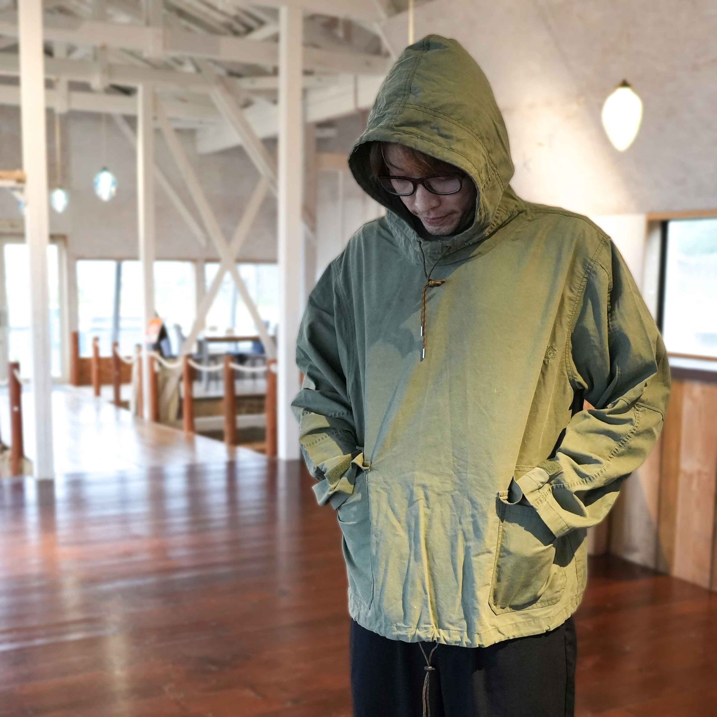 プルオーバージャケット(US ARMYヴィンテージクロスリメイク)|T.K GARMENT SUPPLY|リメイク・リサイクル・ナチュラルをメインコンセプトとして掲げたブランド7