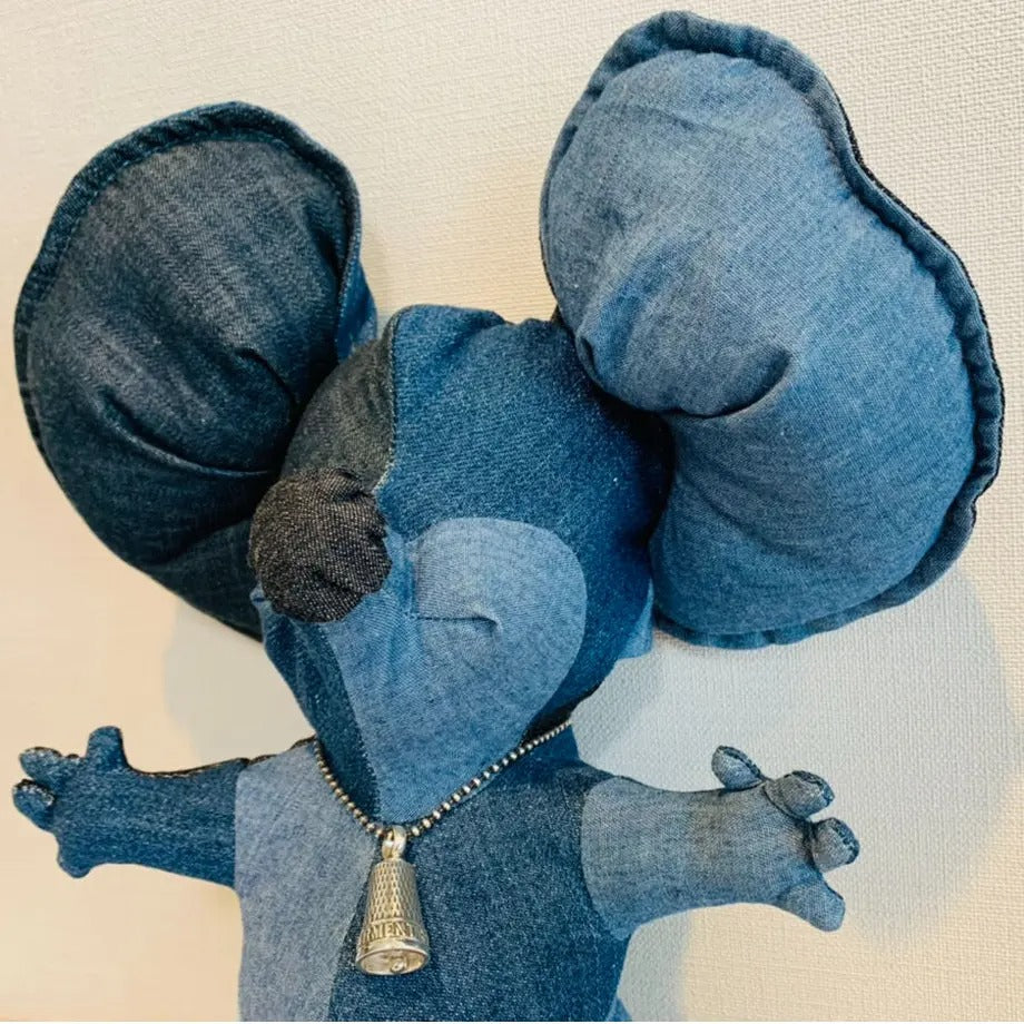 TK Denim Mouse(シルバーペンダント)|T.K GARMENT SUPPLY|リメイク・リサイクル・ナチュラルをメインコンセプトとして掲げたブランド デニム生地