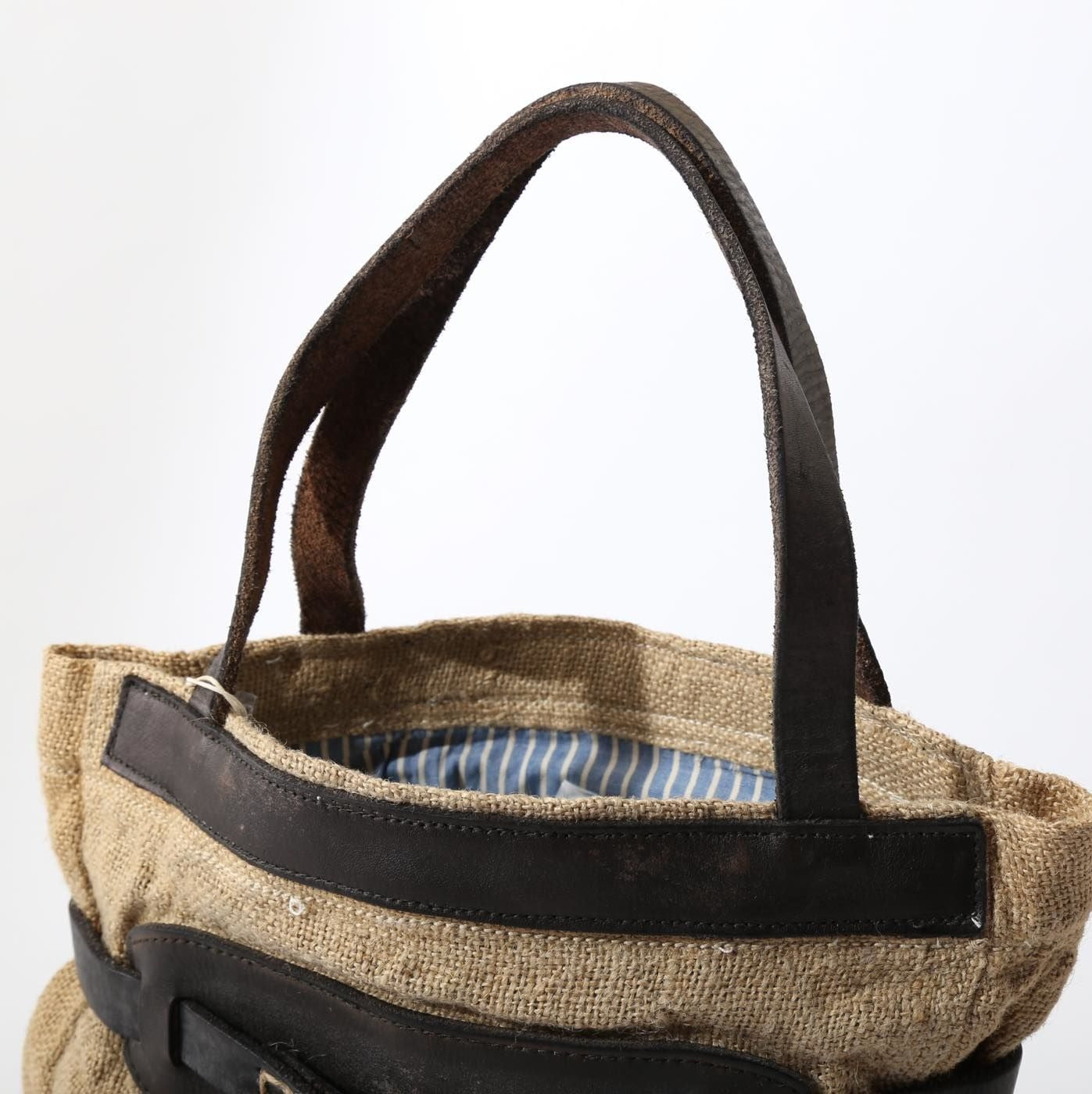 ミニトートバッグ(TK-00BK)(50S銀行麻袋リメイク)|T.K GARMENT SUPPLY|リメイク・リサイクル・ナチュラルをメインコンセプトとして掲げたブランド6