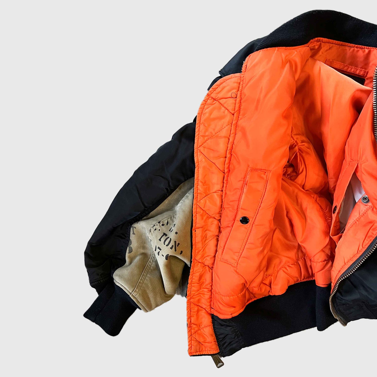 MA1リメイクフライトジャケット|T.K GARMENT SUPPLY|リメイク・リサイクル・ナチュラルをメインコンセプトとして掲げたブランド 中生地
