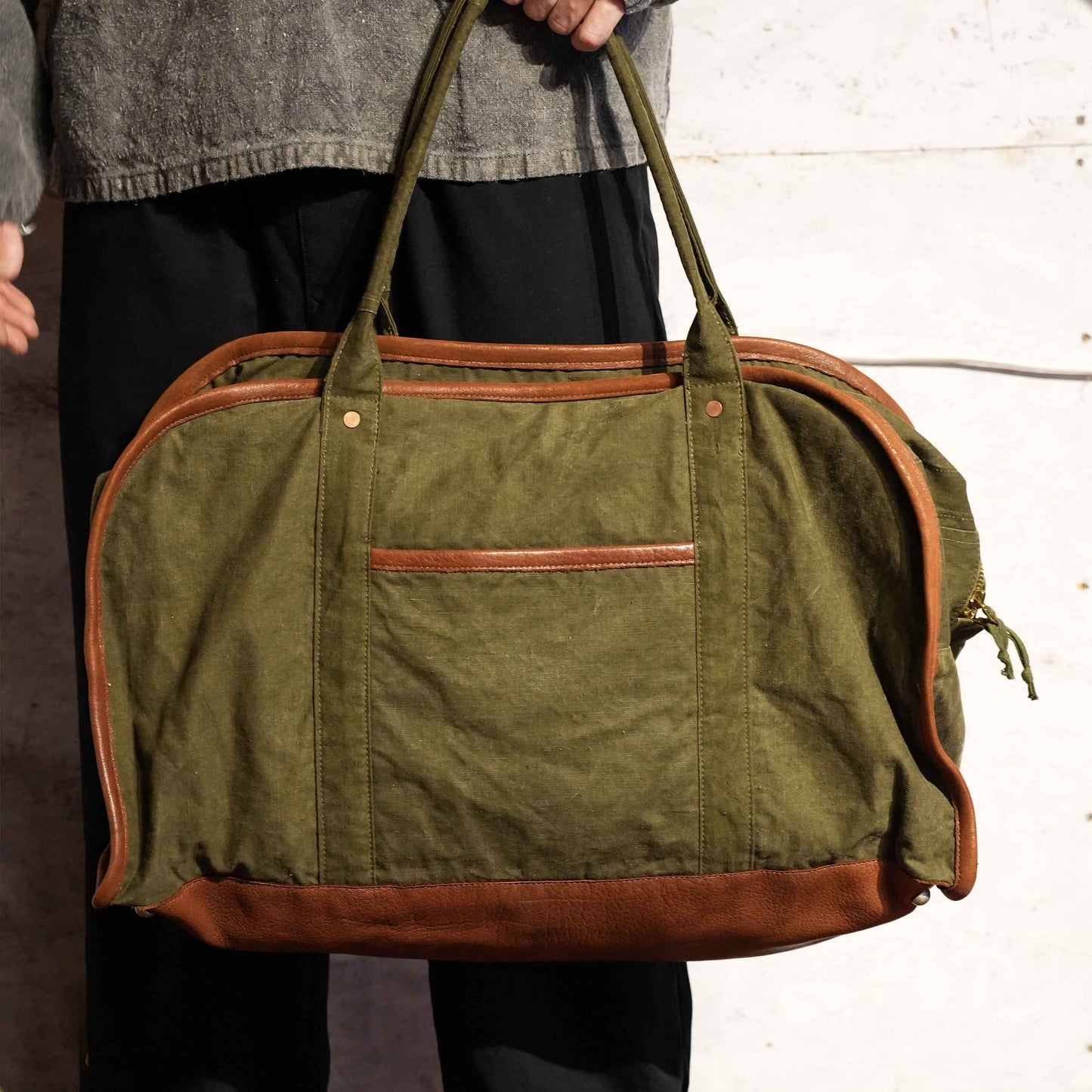 トラベルバッグ(USテントリメイク)|3サイズ|T.K GARMENT SUPPLY|リメイク・リサイクル・ナチュラルをメインコンセプトとして掲げたブランド8