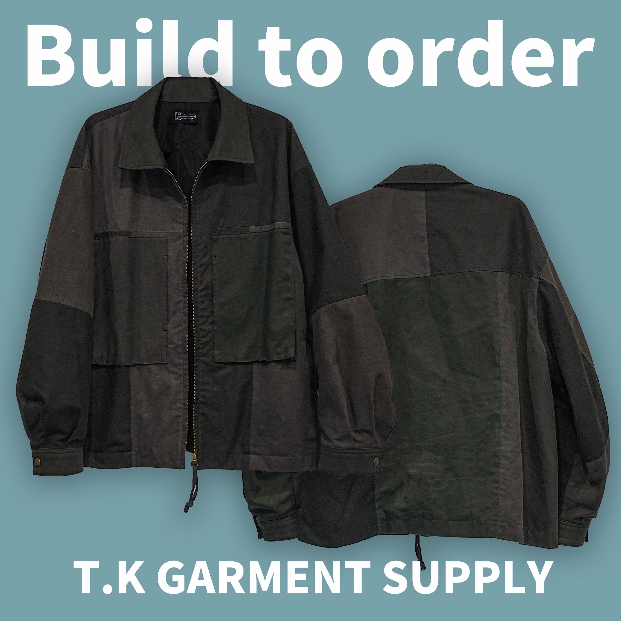 受注生産】ドリズラージャケット パッチワーク（US ARMYビンテージテントリメイク）(現在1ヶ月待ち) – T.K GARMENT SUPPLY