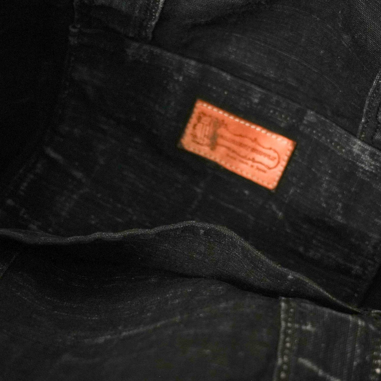 50s CZECH MILITARY BLACK DYED COPPER RIVET TOTE BAG 50s チェコ軍ダッフル × 黒染め × 銅リベット トートバッグ