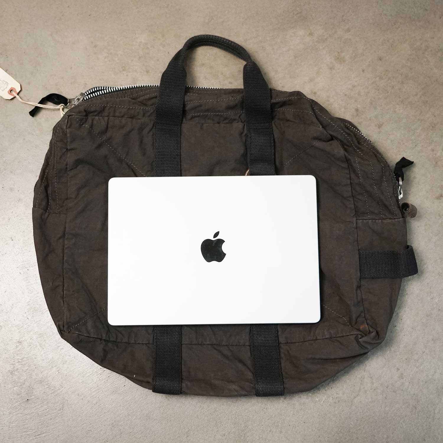 FRENCH MILITARY BLACK DYED DUFFEL BAG 50sフランス軍テント × US